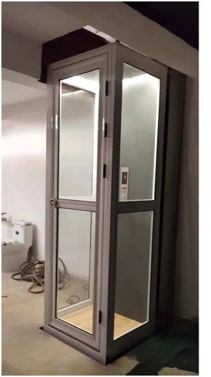長(cháng)沙周先生定制的家用升降機