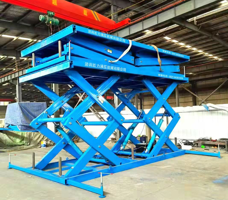 2臺固定剪叉式升降平臺調試完畢！